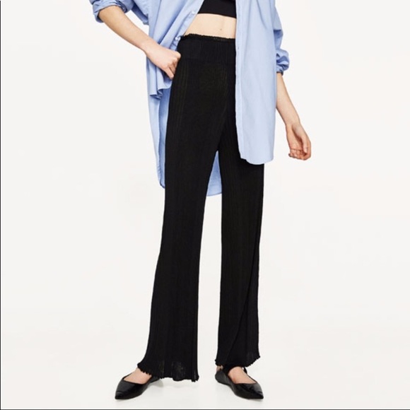 zara ribbed pants